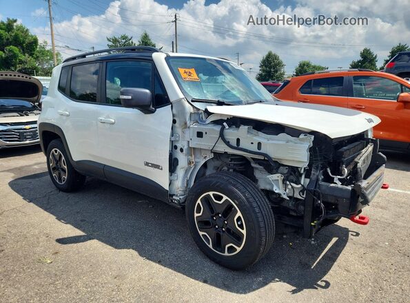 ZACCJBCB6HPF32183 2017 JEEP RENEGADE White Front right