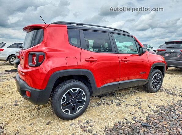 ZACCJBCB7HPE63004 2017 JEEP RENEGADE Red უკანა მარჯვენა