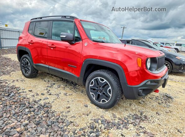 ZACCJBCB7HPE63004 2017 JEEP RENEGADE Red წინა მარჯვენა