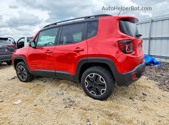ZACCJBCB7HPE63004 2017 JEEP RENEGADE Red უკანა მარცხენა