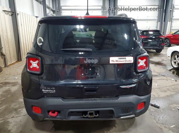 ZACCJBCB7JPH37274 2018 JEEP RENEGADE Black უკანა ხედი