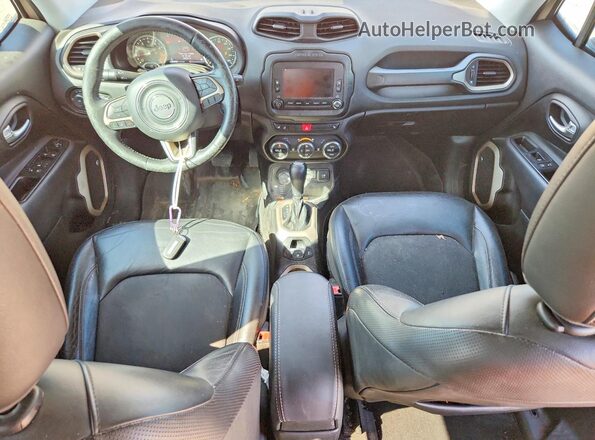 ZACCJBCB8HPE87909 2017 JEEP RENEGADE Желто-коричневый Вид панели приборов