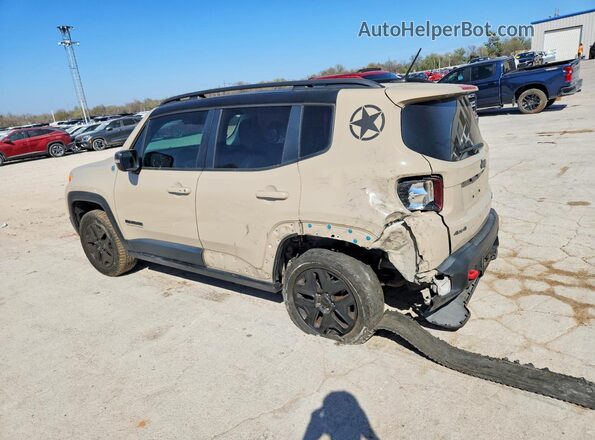 ZACCJBCB8HPE87909 2017 JEEP RENEGADE Желто-коричневый Задняя левая четверть