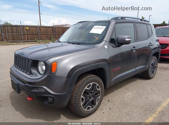ZACCJBCB8HPF26420 2017 JEEP RENEGADE Gray წინა მარცხენა ხედი სამი მეოთხედიდან