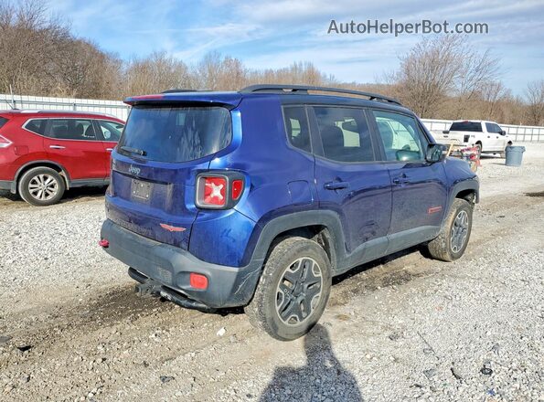 ZACCJBCB8HPF85645 2017 JEEP RENEGADE Blue Tył prawy