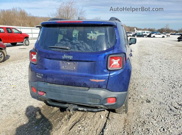 ZACCJBCB8HPF85645 2017 JEEP RENEGADE Blue Widok z tyłu