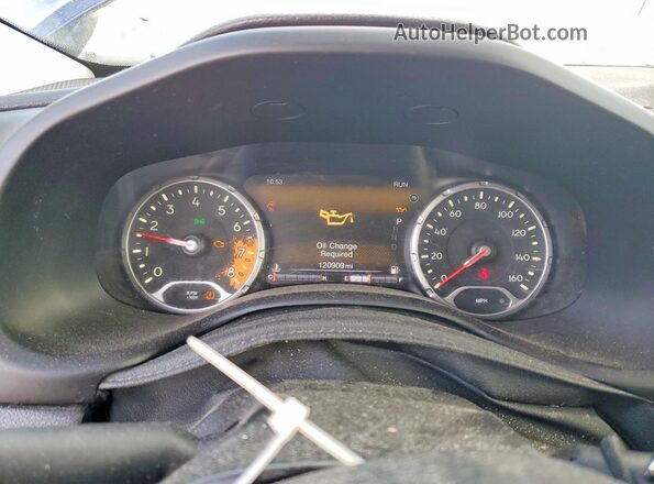 ZACCJBCB8HPF85645 2017 JEEP RENEGADE Blue Widok zestawu wskaźników