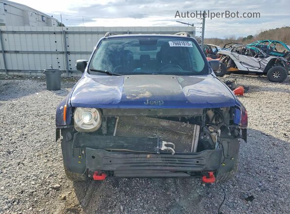 ZACCJBCB8HPF85645 2017 JEEP RENEGADE Blue Widok z przodu