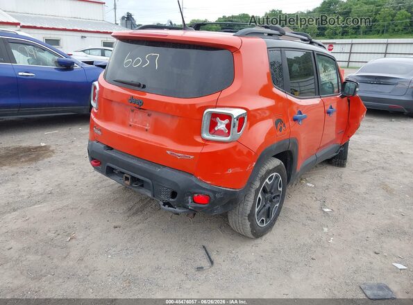 ZACCJBCB9HPF75111 2017 JEEP RENEGADE Orange Rear right