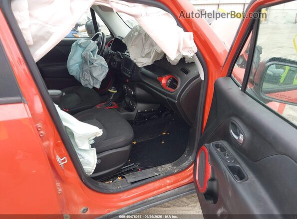 ZACCJBCB9HPF75111 2017 JEEP RENEGADE Orange Front interior view