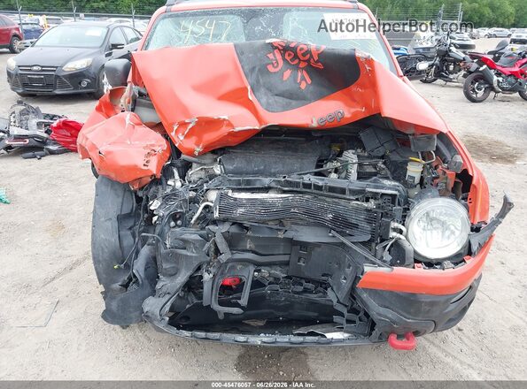 ZACCJBCB9HPF75111 2017 JEEP RENEGADE Orange Front view