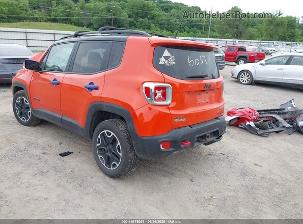 ZACCJBCB9HPF75111 2017 JEEP RENEGADE Orange Rear left
