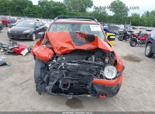 ZACCJBCB9HPF75111 2017 JEEP RENEGADE Orange Instrument cluster view