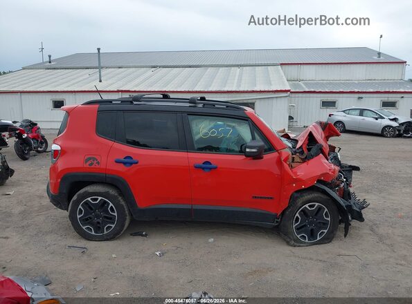 ZACCJBCB9HPF75111 2017 JEEP RENEGADE Orange Rear interior view
