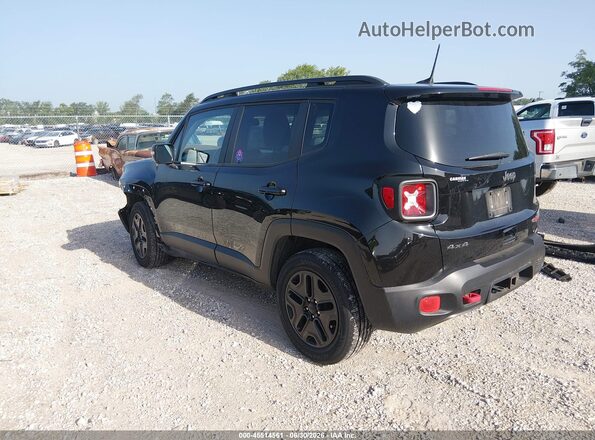 ZACCJBCBXJPH97307 2018 JEEP RENEGADE Black Tył lewy