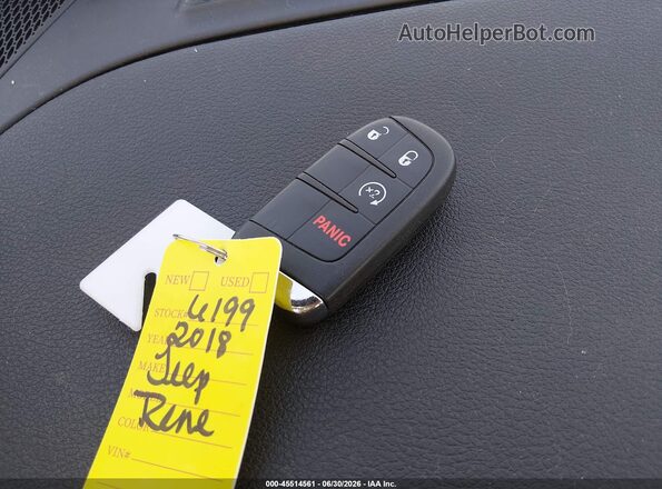 ZACCJBCBXJPH97307 2018 JEEP RENEGADE Black Widok deski rozdzielczej