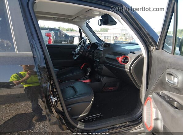 ZACCJBCBXJPH97307 2018 JEEP RENEGADE Black Widok wnętrza z przodu