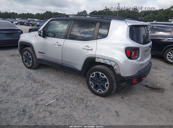 ZACCJBCT0GPD88332 2016 JEEP RENEGADE Silver Հետևի ձախ