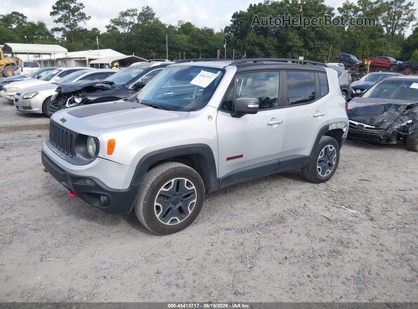 ZACCJBCT0GPD88332 2016 JEEP RENEGADE Silver Առջևի ձախ երեք քառորդ տեսարան