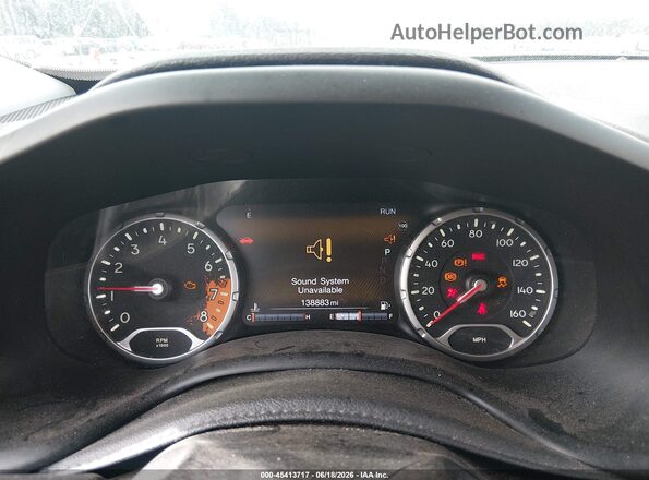 ZACCJBCT0GPD88332 2016 JEEP RENEGADE Silver Հետևի նստատեղերի տեսք