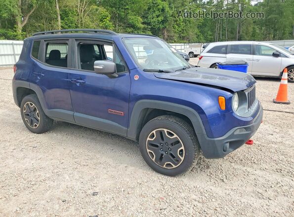 ZACCJBCT1GPD13199 2016 JEEP RENEGADE Blue Front right