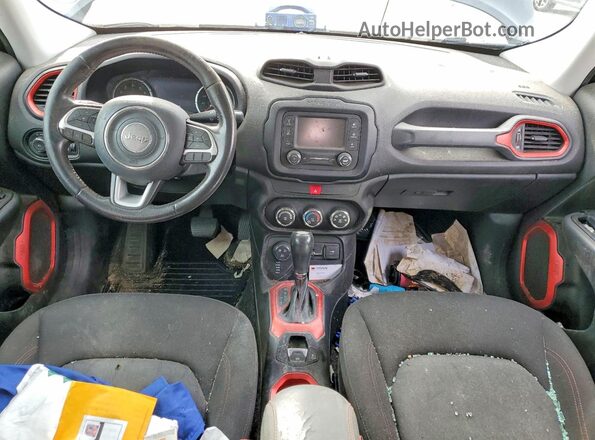 ZACCJBCT2GPC80830 2016 JEEP RENEGADE Black წინა პანელის ხედი