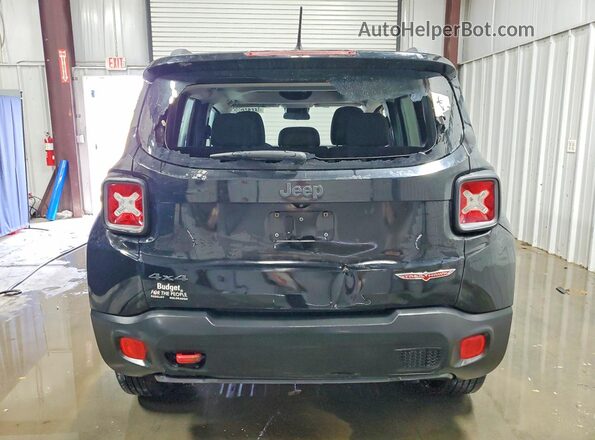 ZACCJBCT2GPC80830 2016 JEEP RENEGADE Black უკანა ხედი