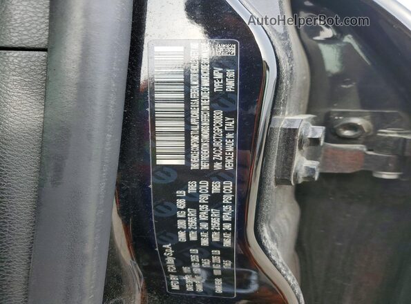 ZACCJBCT2GPC80830 2016 JEEP RENEGADE Black VIN კოდის სტიკერის ხედი