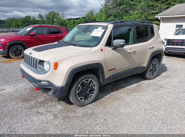 ZACCJBCT2GPD03006 2016 JEEP RENEGADE Коричневый Передняя левая четверть