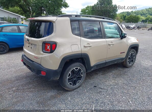 ZACCJBCT2GPD03006 2016 JEEP RENEGADE Коричневый Задняя правая четверть