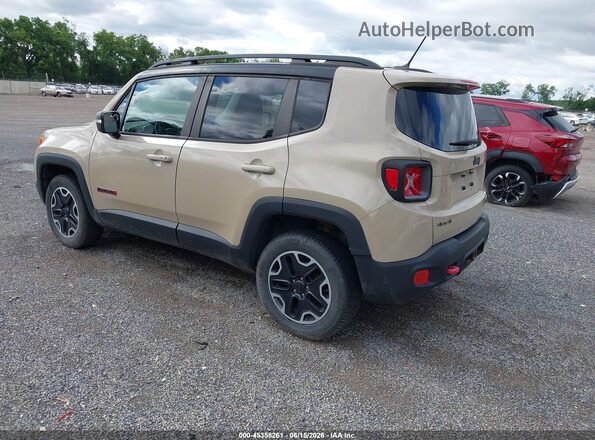 ZACCJBCT2GPD03006 2016 JEEP RENEGADE Коричневый Задняя левая четверть