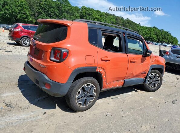 ZACCJBCT4GPC56643 2016 JEEP RENEGADE Оранжевый Задняя правая четверть
