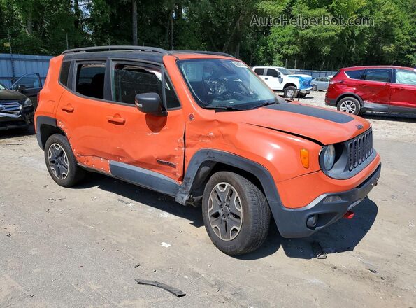 ZACCJBCT4GPC56643 2016 JEEP RENEGADE Оранжевый Передняя правая четверть