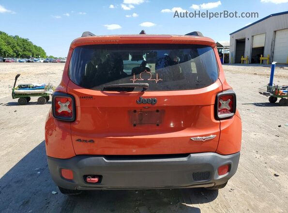 ZACCJBCT4GPC56643 2016 JEEP RENEGADE Оранжевый Вид сзади