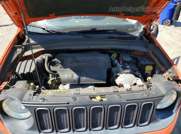 ZACCJBCT4GPC56643 2016 JEEP RENEGADE Оранжевый Вид подкапотного пространства