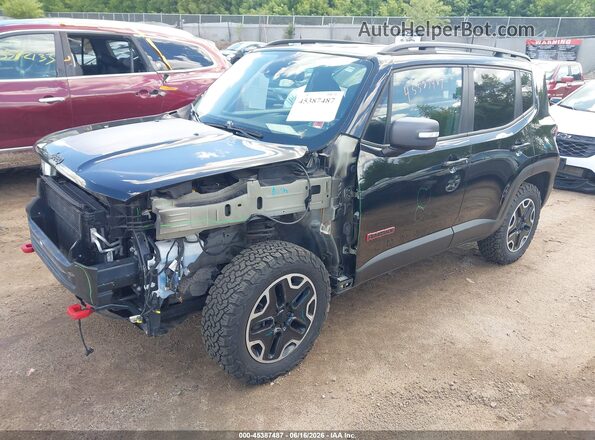 ZACCJBCT5GPD56993 2016 JEEP RENEGADE Черный Передняя левая четверть