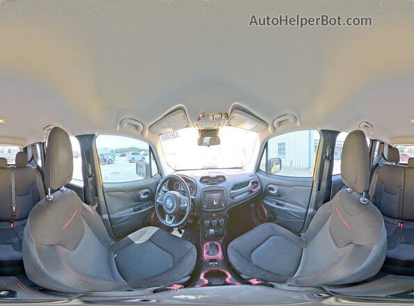 ZACCJBCT6GPC47524 2016 JEEP RENEGADE Yellow Панорамний вид салону 360°