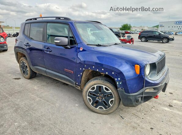 ZACCJBCT6GPD35537 2016 JEEP RENEGADE Blue წინა მარჯვენა
