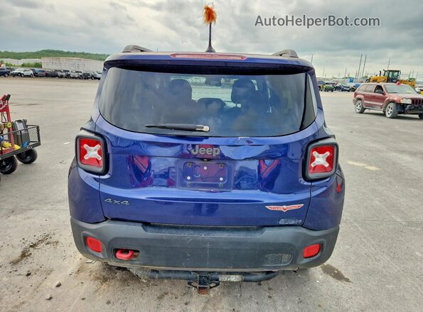 ZACCJBCT6GPD35537 2016 JEEP RENEGADE Blue უკანა ხედი
