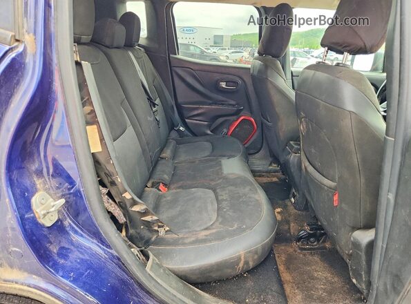 ZACCJBCT6GPD35537 2016 JEEP RENEGADE Blue უკანა სავარძლების ხედი