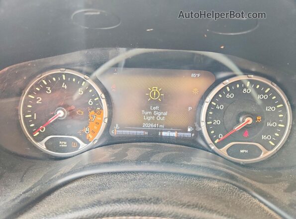 ZACCJBCT6GPD35537 2016 JEEP RENEGADE Blue ხელსაწყოთა პანელის ხედი
