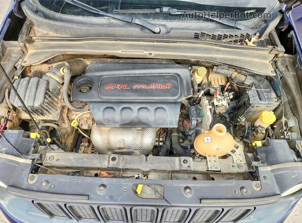 ZACCJBCT6GPD35537 2016 JEEP RENEGADE Blue უკანა სალონის ხედი
