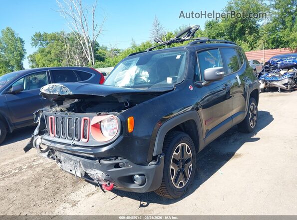 ZACCJBCT7GPD23073 2016 JEEP RENEGADE Black Vista tres cuartos delantera izquierda