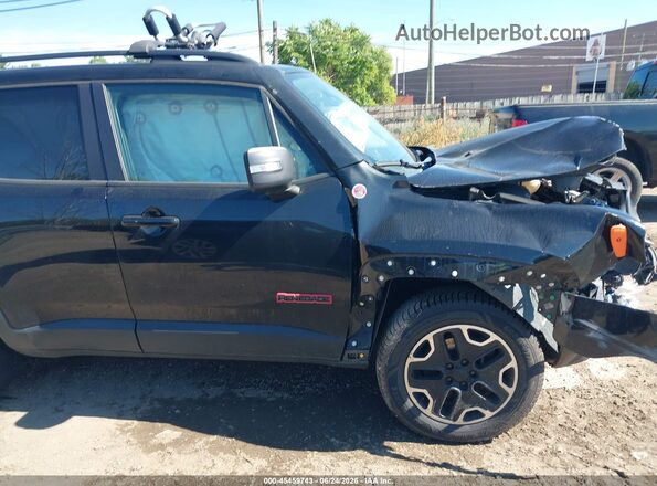 ZACCJBCT7GPD23073 2016 JEEP RENEGADE Black Սալոնի հետևի տեսք
