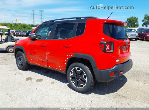ZACCJBCT8GPD97912 2016 JEEP RENEGADE Red Trasero izquierdo