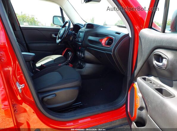 ZACCJBCT8GPD97912 2016 JEEP RENEGADE Red Vista interior delantera