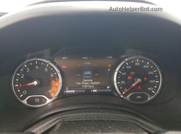 ZACCJBCTXGPD04632 2016 JEEP RENEGADE White Instrument cluster view