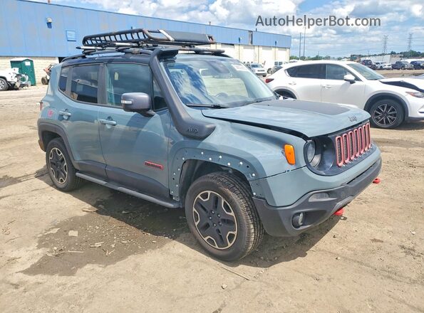 ZACCJBCTXGPD92775 2016 JEEP RENEGADE Синий Передняя правая четверть