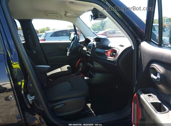 ZACCJBCTXGPE04701 2016 JEEP RENEGADE Черный Вид салона спереди