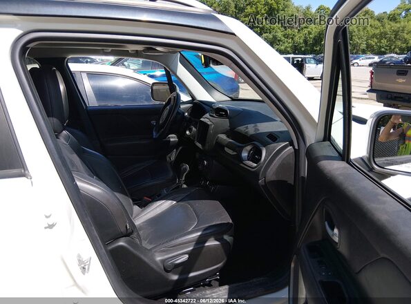 ZACCJBDB0JPH81762 2018 JEEP RENEGADE White წინა სალონის ხედი